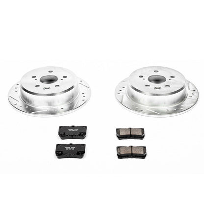 PowerStop Rear Z23 Evolution Sport Brake Kit | Lexus IS250 (06-13) (K195)