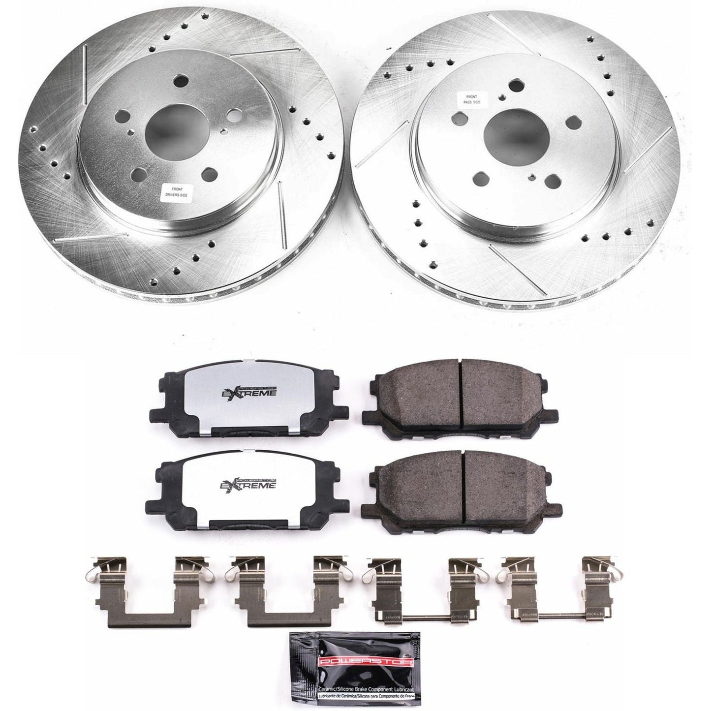 PowerStop Front Z36 Truck & Tow Brake Kit | Lexus RX330 (04-06) (K196-36)
