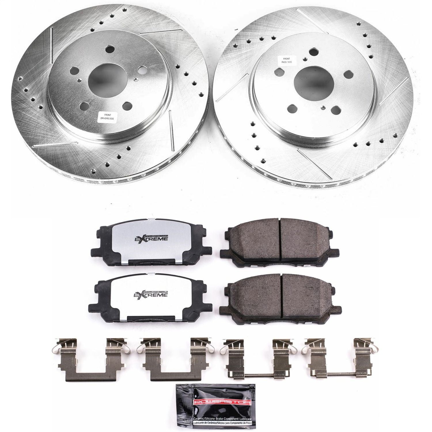 PowerStop Front Z36 Truck & Tow Brake Kit | Lexus RX330 (04-06) (K196-36)