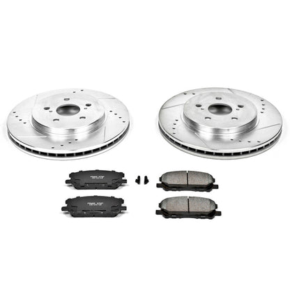 PowerStop Front Z23 Evolution Sport Brake Kit | Lexus RX330 (04-06) (K196)