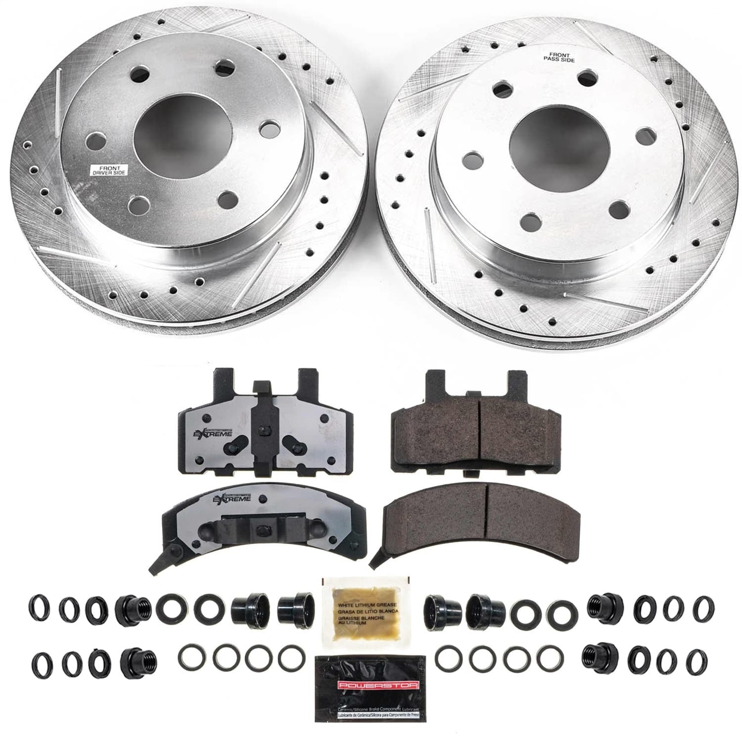 PowerStop Front Z36 Truck & Tow Brake Kit | Cadillac Escalade (99-00) (K1970-36)