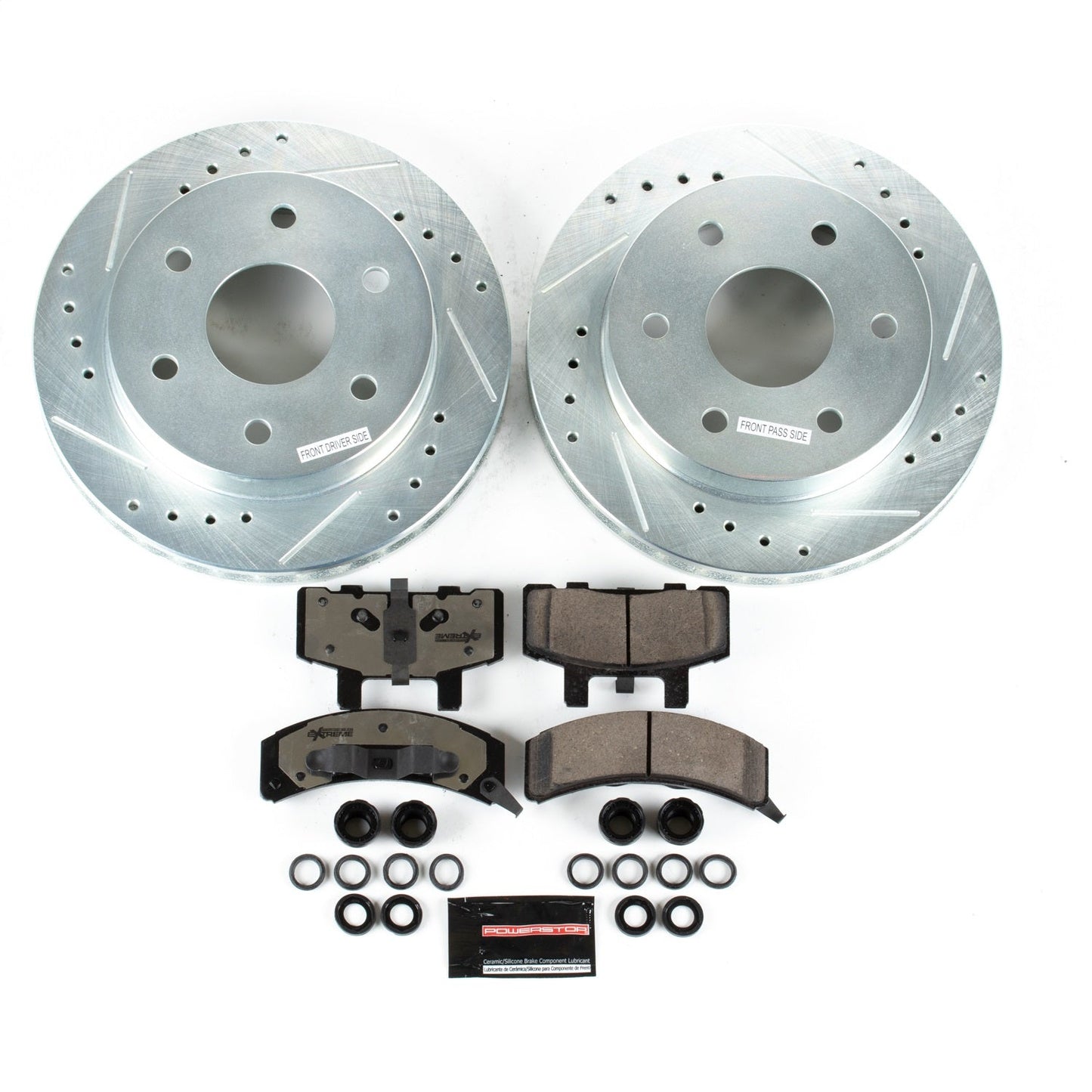 PowerStop Front Z36 Truck & Tow Brake Kit | Cadillac Escalade (99-00) (K1970-36)