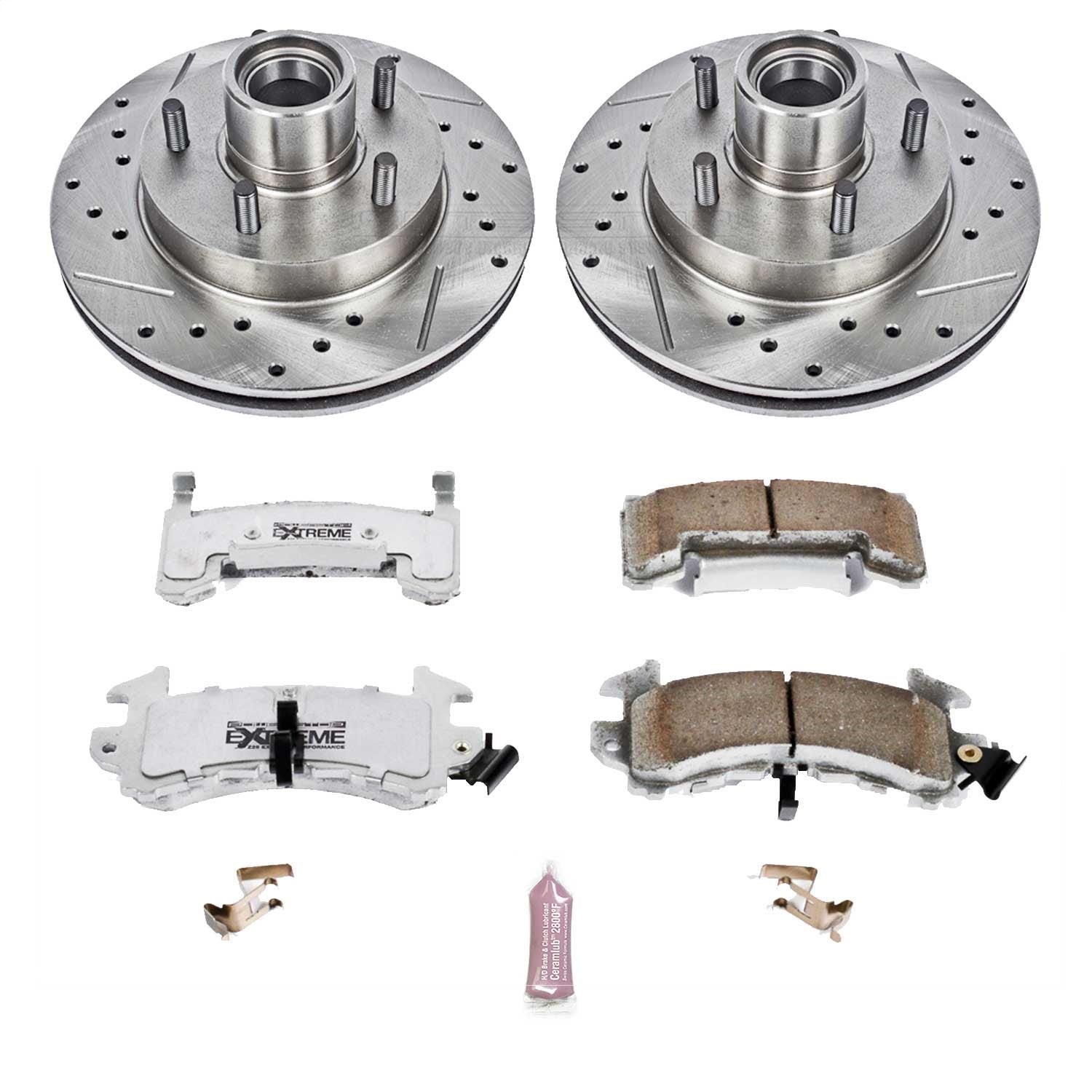 PowerStop Z26 Street Warrior Front Brake Kit | Chevrolet Blazer (95-97) (K1985-26)