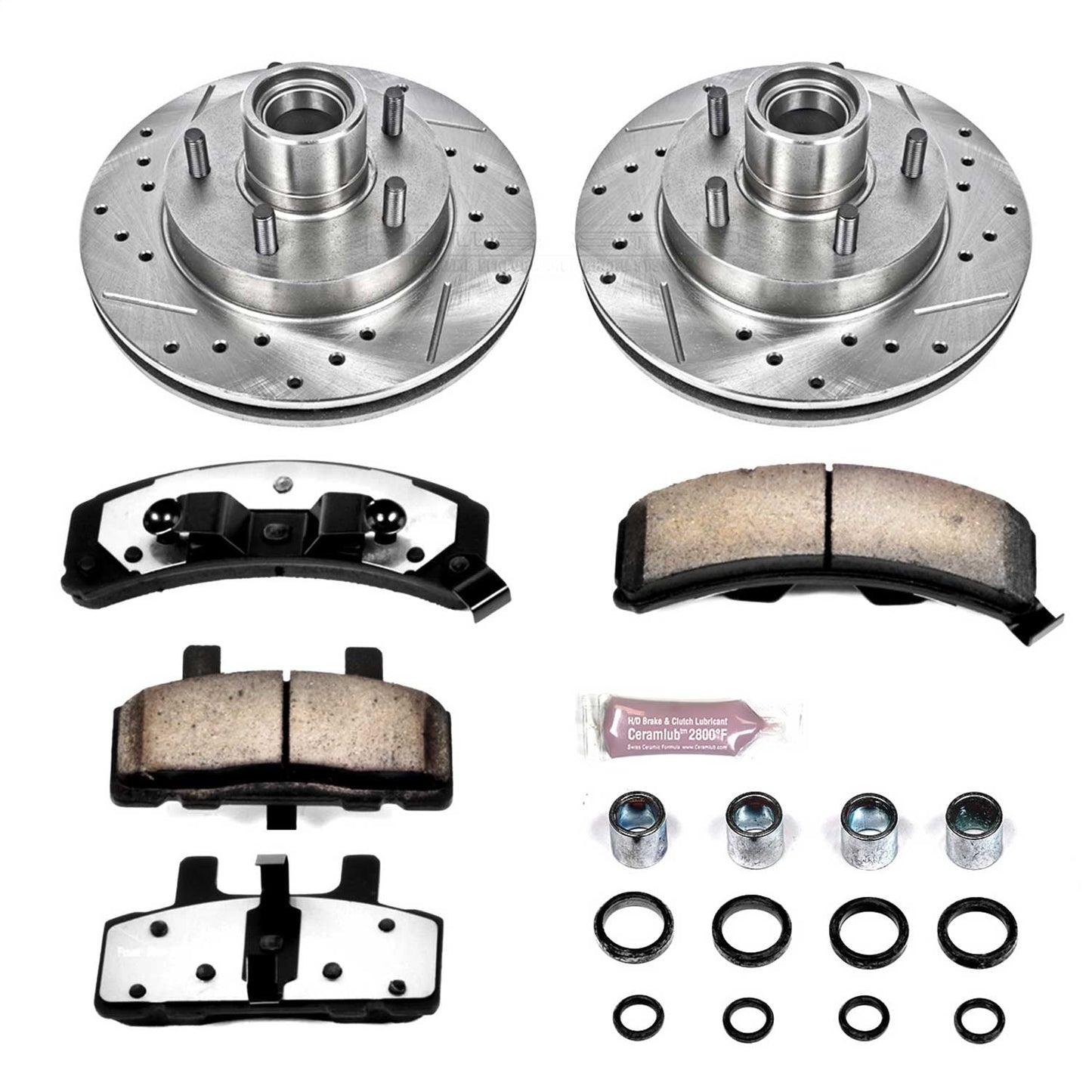 PowerStop Front Z36 Truck & Tow Brake Kit | Chevrolet Blazer (95-97) (K1985-36)