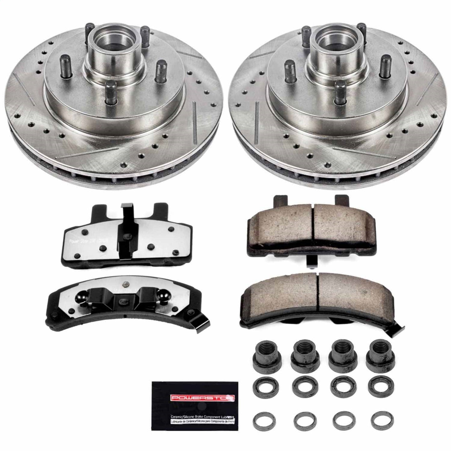 PowerStop Front Z36 Truck & Tow Brake Kit | Chevrolet C1500 (95-99) (K1990-36)