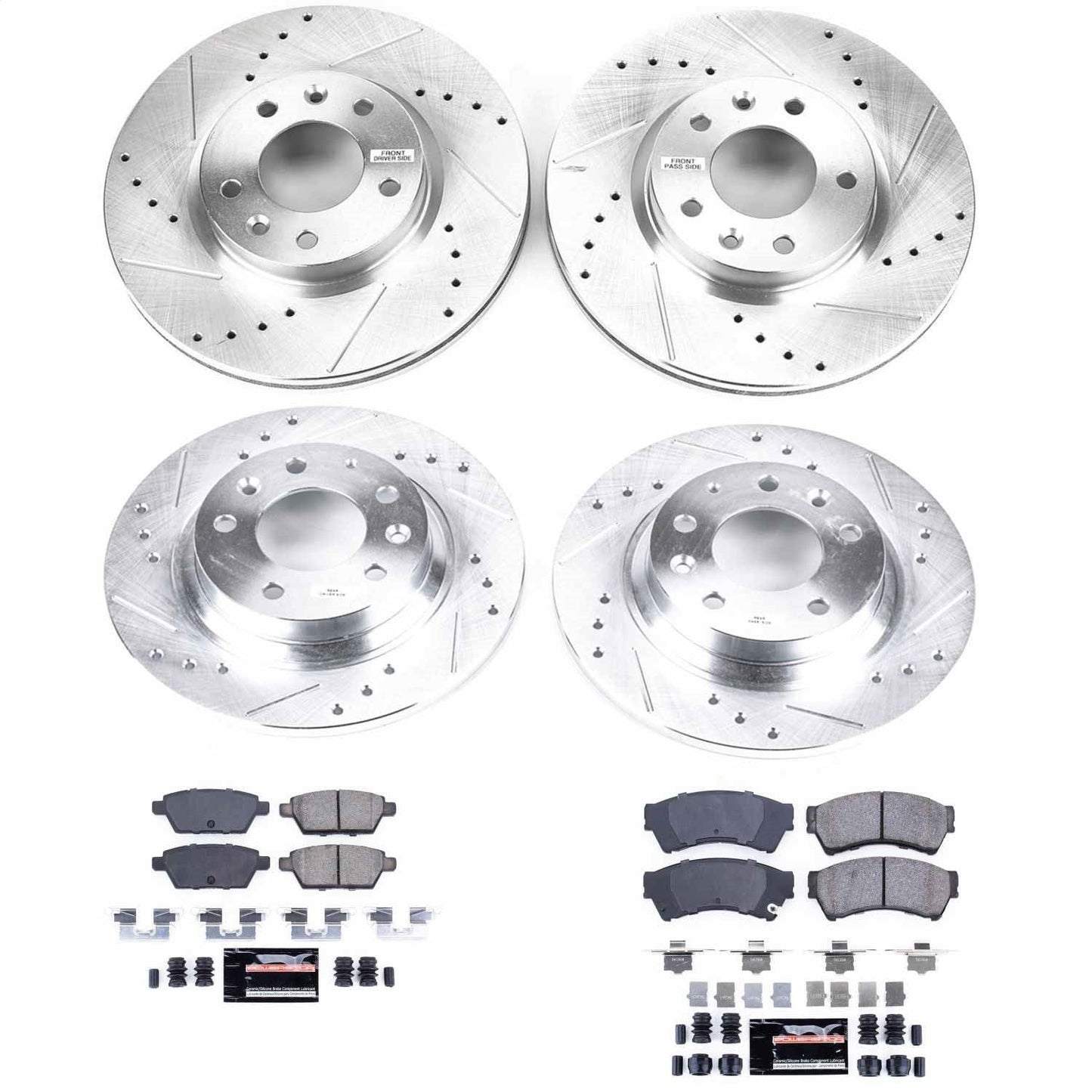 PowerStop Front & Rear Z23 Evolution Sport Brake Kit | Ford Fusion (06-12) (K200)