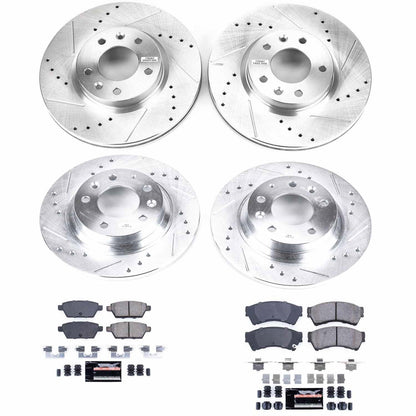 PowerStop Front & Rear Z23 Evolution Sport Brake Kit | Ford Fusion (06-12) (K200)