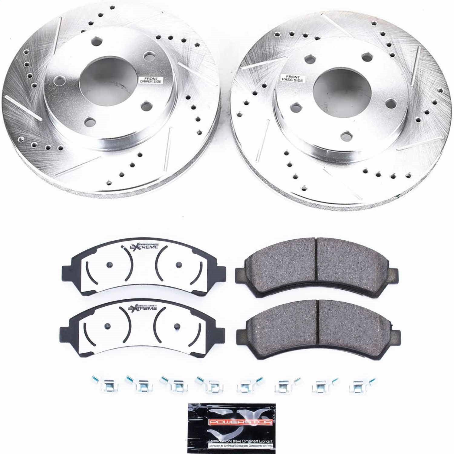 PowerStop Front Z36 Truck & Tow Brake Kit | Chevrolet Blazer (97-05) (K2004-36)