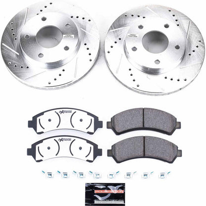 PowerStop Front Z36 Truck & Tow Brake Kit | Chevrolet Blazer (97-05) (K2004-36)