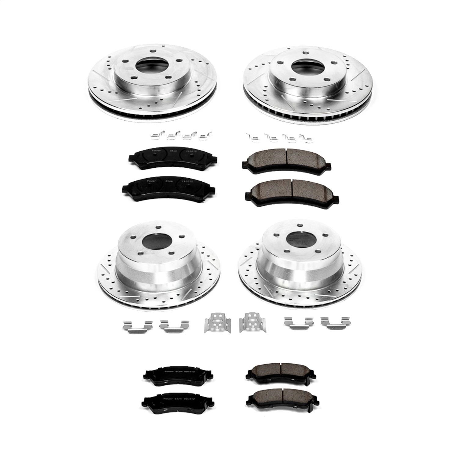 PowerStop Front & Rear Z23 Evolution Sport Brake Kit | Chevrolet Blazer (97-05) (K2005)