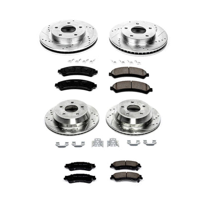 PowerStop Front & Rear Z23 Evolution Sport Brake Kit | Chevrolet Blazer (98-05) (K2006)