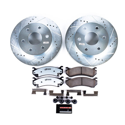 PowerStop Front Z36 Truck & Tow Brake Kit | Cadillac Escalade (02-06) (K2009-36)