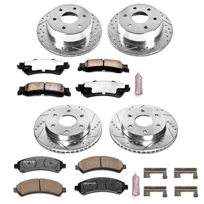 PowerStop Front & Rear Z36 Truck & Tow Brake Kit | Chevrolet Astro (03-05) (K2010-36)