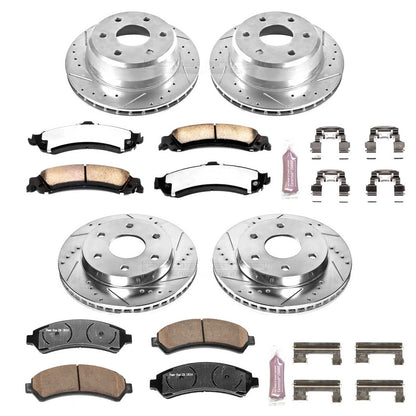 PowerStop Front & Rear Z36 Truck & Tow Brake Kit | Cadillac Escalade (02-06) (K2015-36)