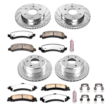 PowerStop Front & Rear Z36 Truck & Tow Brake Kit | Cadillac Escalade (03-06) (K2016-36)