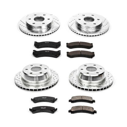 PowerStop Front & Rear Z23 Evolution Sport Brake Kit | Cadillac Escalade (03-06) (K2016)
