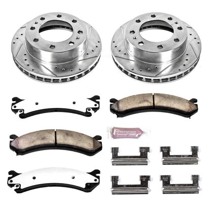 PowerStop Front Z36 Truck & Tow Brake Kit | Cadillac DeVille (00-05) (K2020-36)