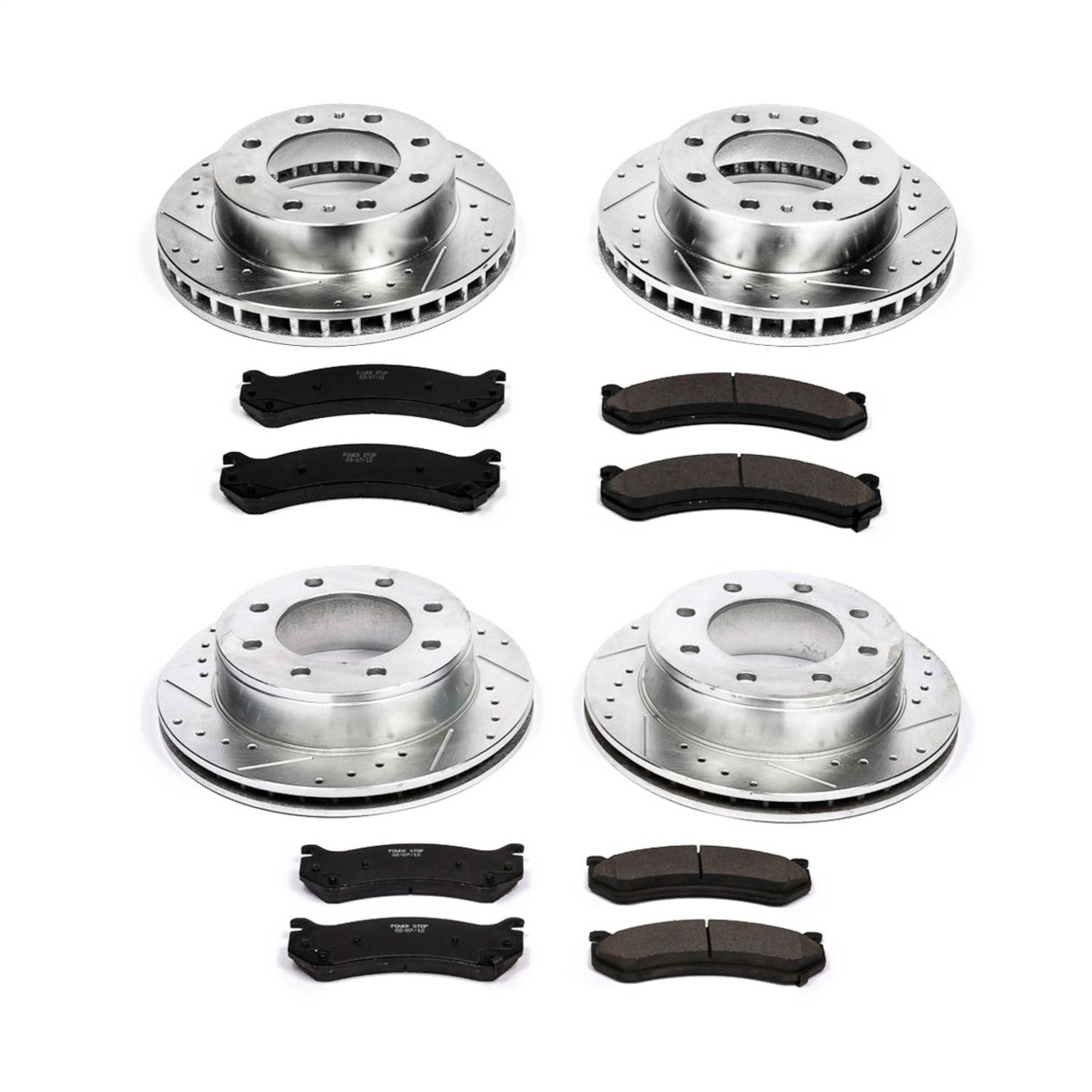 PowerStop Z23 Evolution Sport Front & Rear Brake Kit | Chevrolet Silverado 1500 HD (01-03) (K2023)