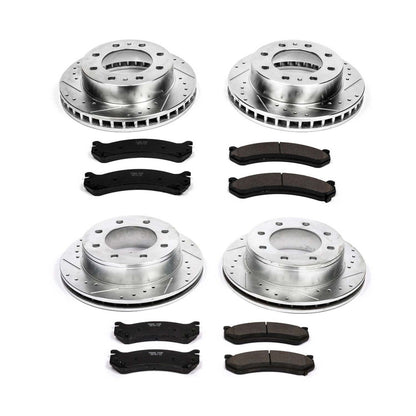 PowerStop Z23 Evolution Sport Front & Rear Brake Kit | Chevrolet Silverado 1500 HD (01-03) (K2023)
