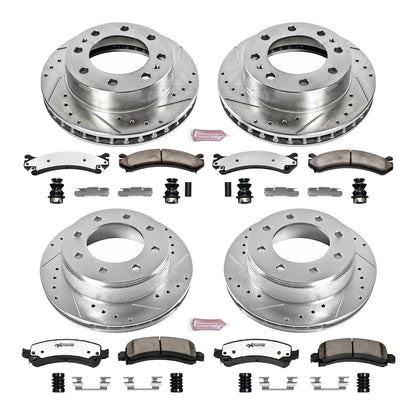 PowerStop Front & Rear Z36 Truck & Tow Brake Kit | Chevrolet Express 2500 (03-17) (K2025-36)