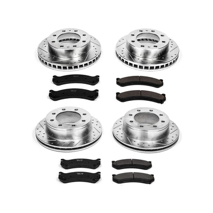 PowerStop Front & Rear Z23 Evolution Sport Brake Kit | Chevrolet Avalanche 2500 (02-06) (K2027)