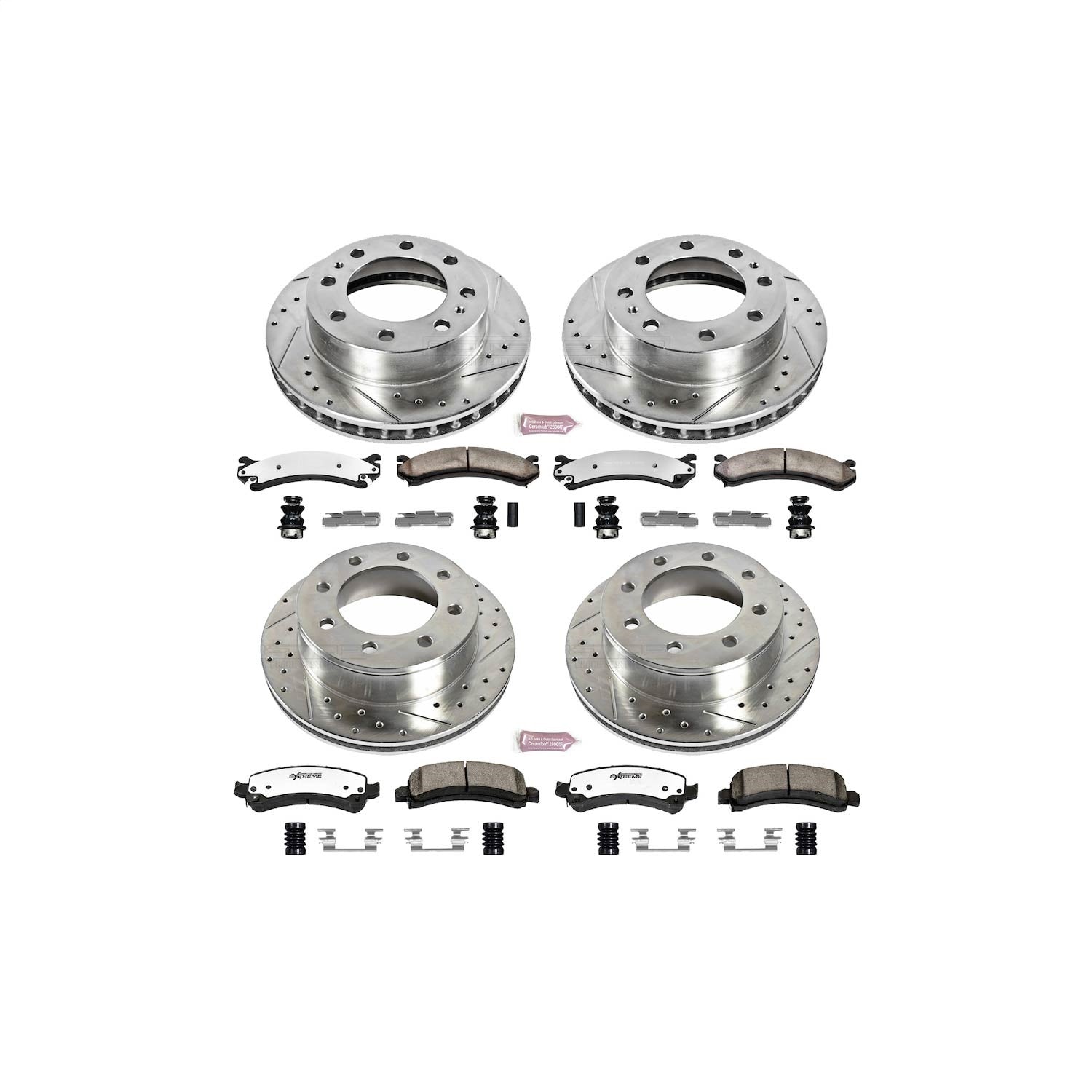 PowerStop Front & Rear Z36 Truck & Tow Brake Kit | Chevrolet Express 2500 (06-17) (K2029-36)