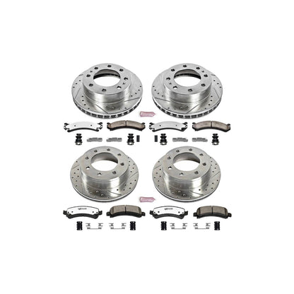 PowerStop Front & Rear Z36 Truck & Tow Brake Kit | Chevrolet Express 2500 (06-17) (K2029-36)