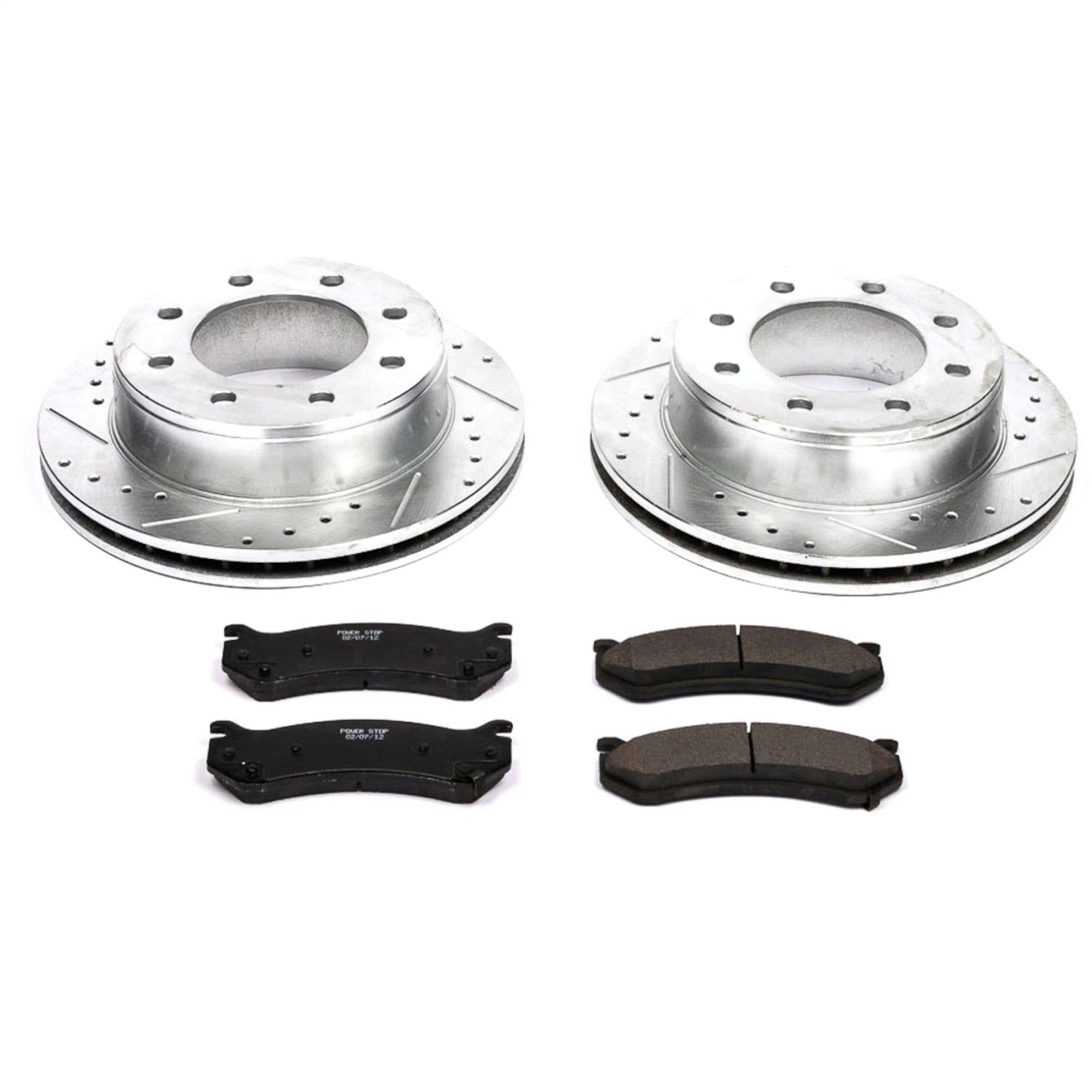 PowerStop Rear Z23 Evolution Sport Brake Kit | Chevrolet Silverado 1500 HD (01-03) (K2036)