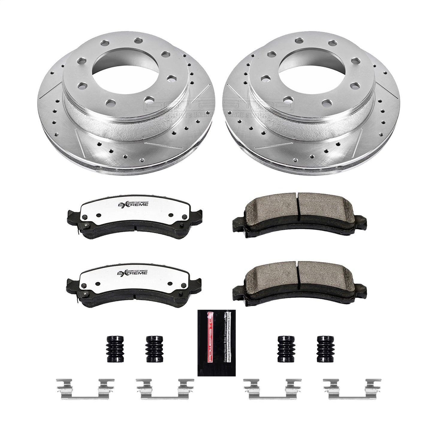 PowerStop Rear Z36 Truck & Tow Brake Kit | Chevrolet Express 2500 (03-17) (K2039-36)