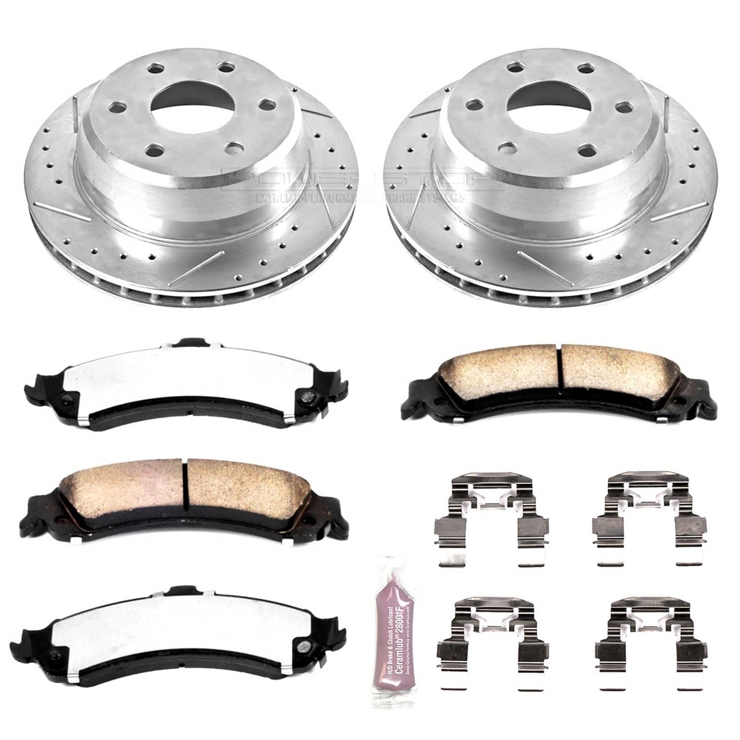 PowerStop Rear Z36 Truck & Tow Brake Kit | Cadillac Escalade (02-06) (K2046-36)