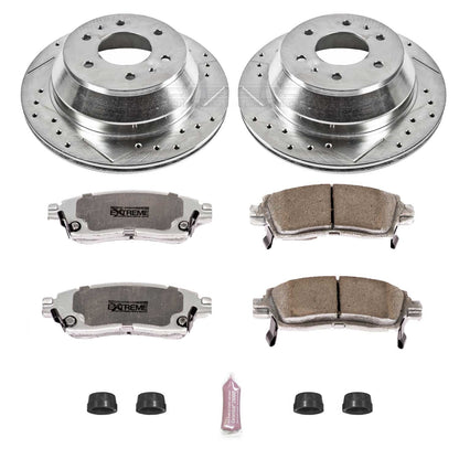 PowerStop Rear Z26 Street Warrior Brake Kit | Buick Rainier (04-07) (K2050-26)