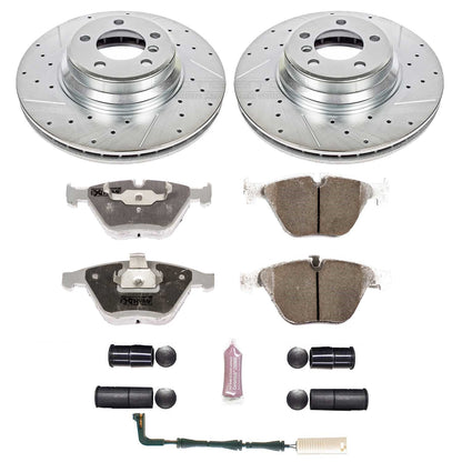 PowerStop Front Z26 Street Warrior Brake Kit | BMW 745i (02-05) (K2054-26)