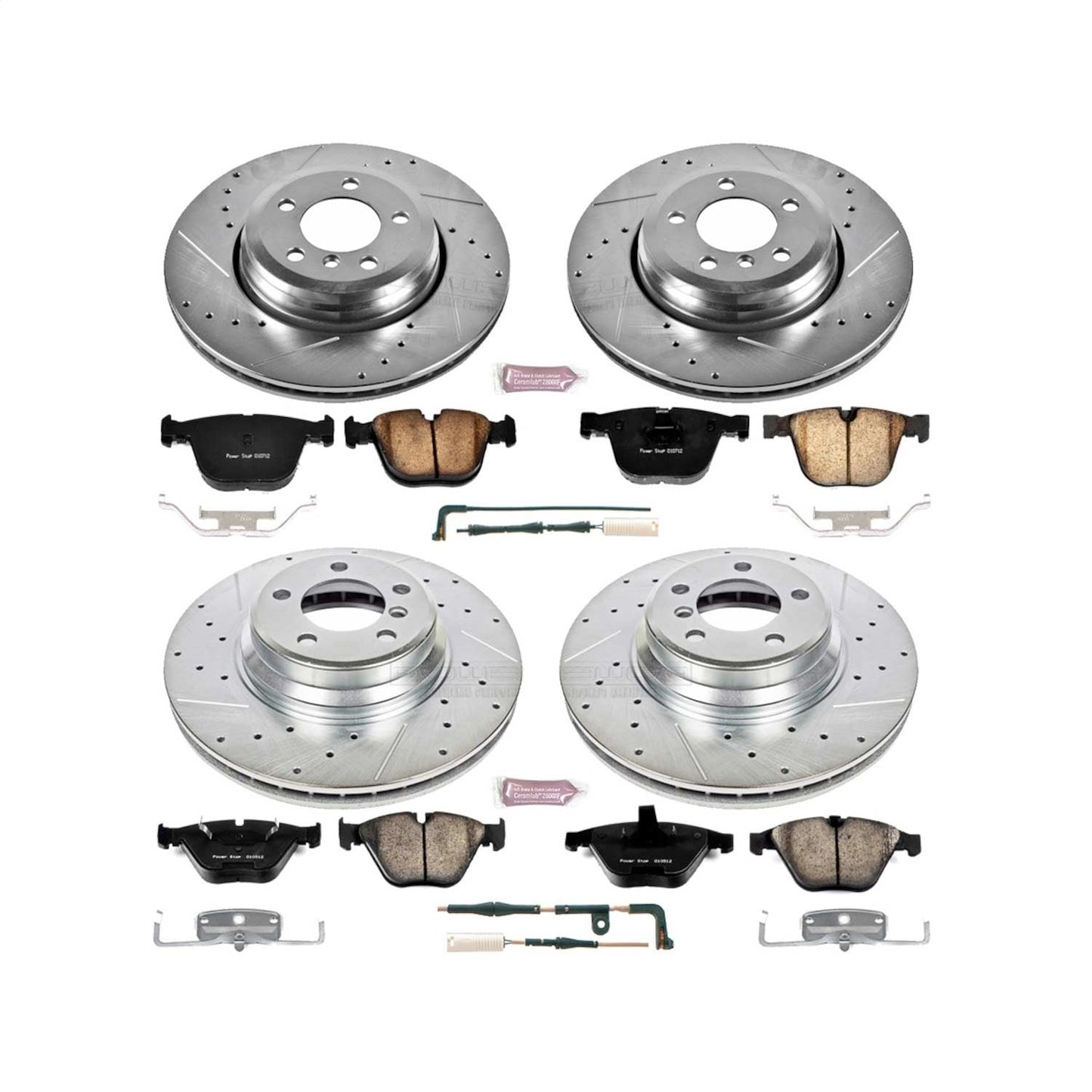 PowerStop Front & Rear Z23 Evolution Sport Brake Kit | BMW 745i (02-05) (K2056)