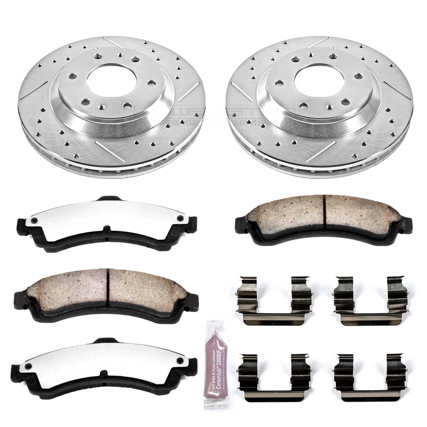 PowerStop Front Z36 Truck & Tow Brake Kit | Buick Rainier (04-05) (K2057-36)