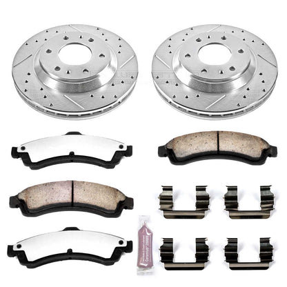 PowerStop Front Z36 Truck & Tow Brake Kit | Buick Rainier (04-05) (K2057-36)