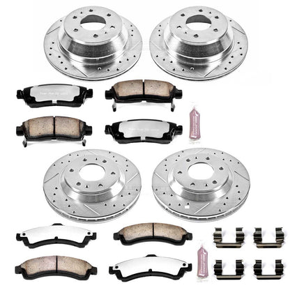 PowerStop Front & Rear Z36 Truck & Tow Brake Kit | Buick Rainier (04-05) (K2058-36)