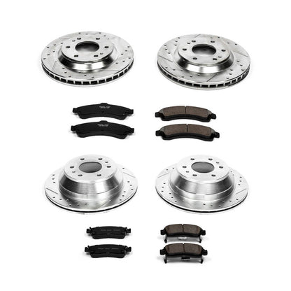 PowerStop Front & Rear Z23 Evolution Sport Brake Kit | Buick Rainier (04-05) (K2058)