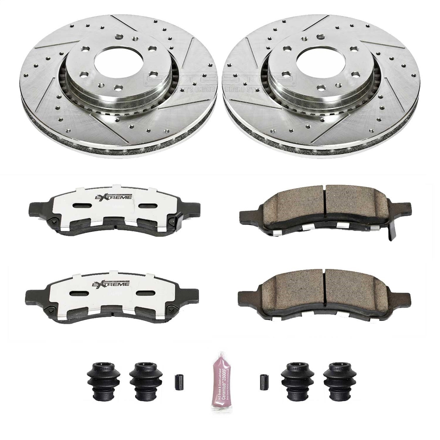 PowerStop Front Z26 Street Warrior Brake Kit | Buick Rainier (06-07) (K2059-26)