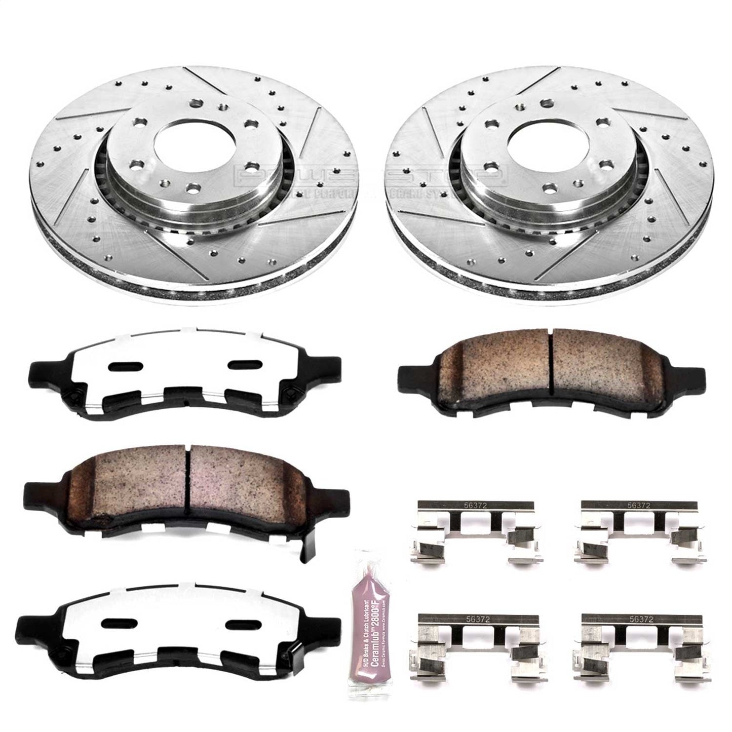 PowerStop Front Z36 Truck & Tow Brake Kit | Buick Rainier (06-07) (K2059-36)