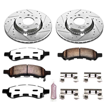 PowerStop Front Z36 Truck & Tow Brake Kit | Buick Rainier (06-07) (K2059-36)