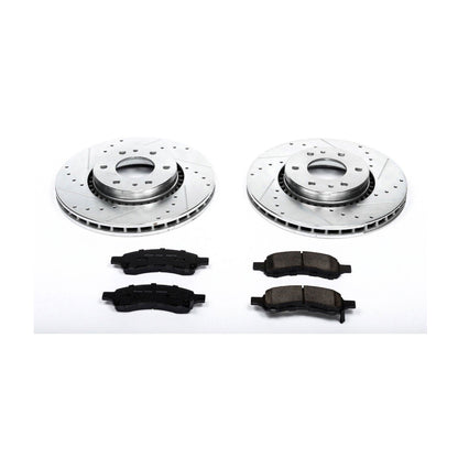PowerStop Front Z23 Evolution Sport Brake Kit | Buick Rainier (06-07) (K2059)