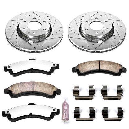 PowerStop Front Z36 Truck & Tow Brake Kit | Buick Rainier (04-05) (K2061-36)