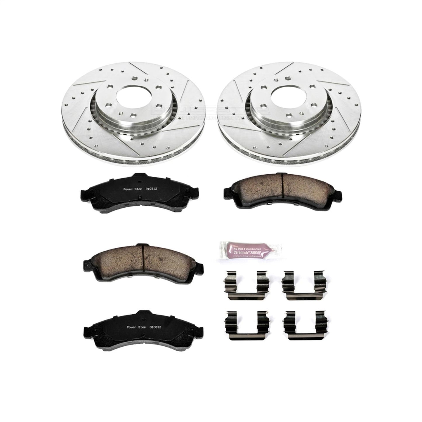 PowerStop Front Z23 Evolution Sport Brake Kit | Buick Rainier (04-05) (K2061)