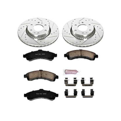 PowerStop Front Z23 Evolution Sport Brake Kit | Buick Rainier (04-05) (K2061)