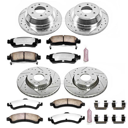 PowerStop Front & Rear Z36 Truck & Tow Brake Kit | Buick Rainier (04-05) (K2062-36)