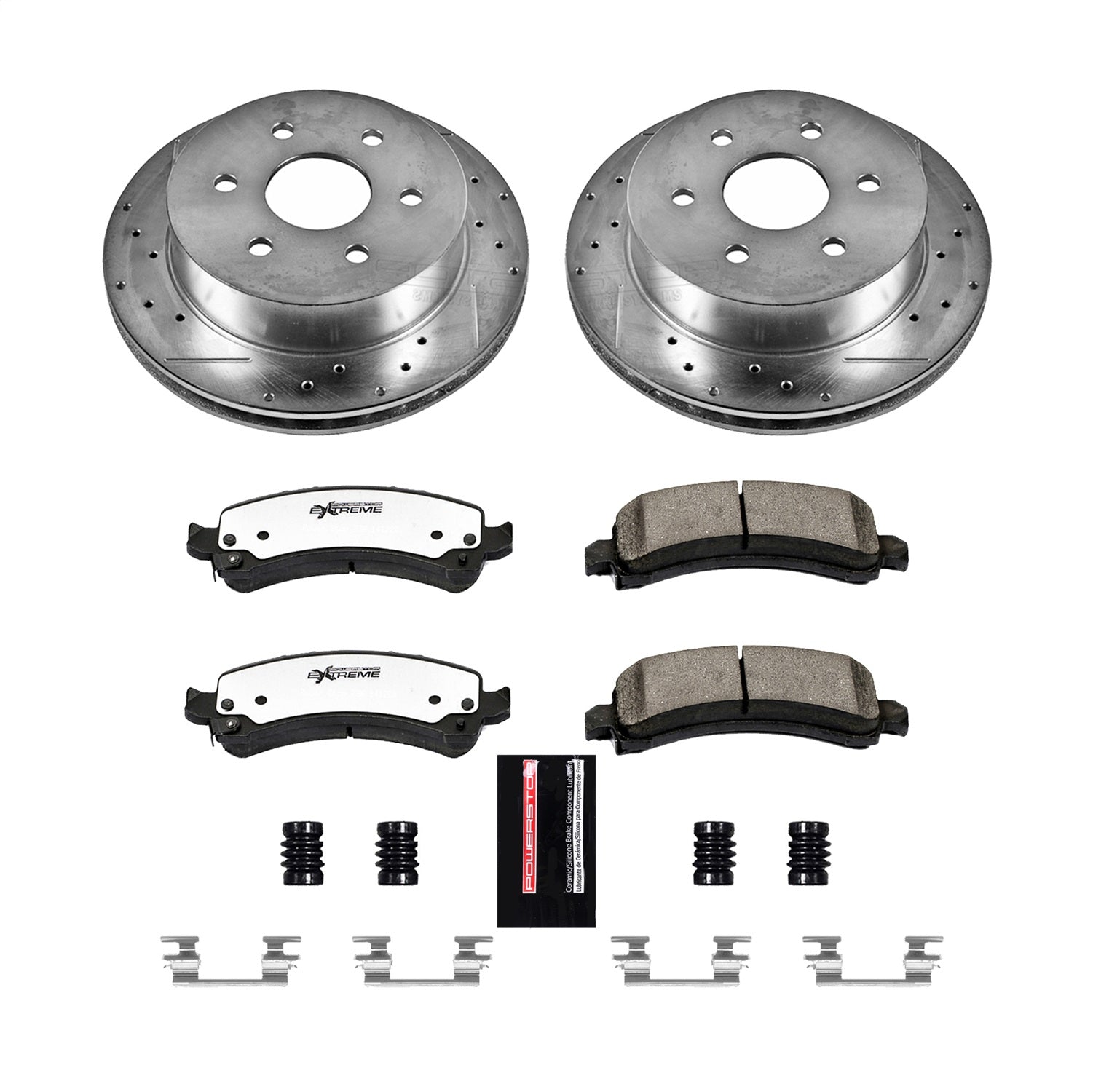 PowerStop Rear Z36 Truck & Tow Brake Kit | Chevrolet Express 2500 (03-05) (K2065-36)