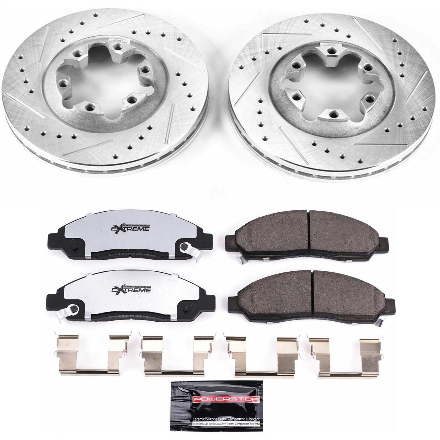 PowerStop Front Z36 Truck & Tow Brake Kit | Chevrolet Colorado (04-08) (K2066-36)