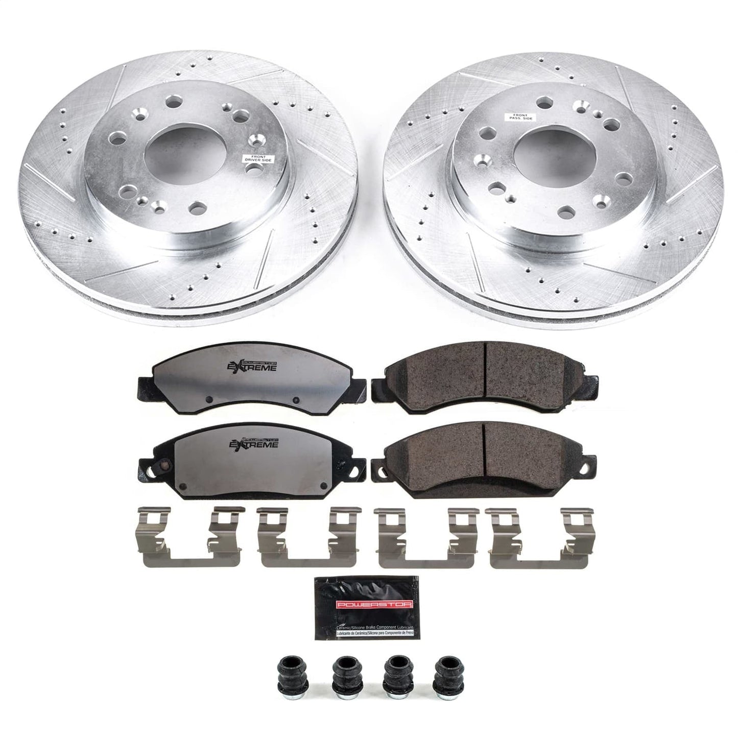 PowerStop Front Z36 Truck & Tow Brake Kit | Cadillac Escalade (07-08) (K2067-36)