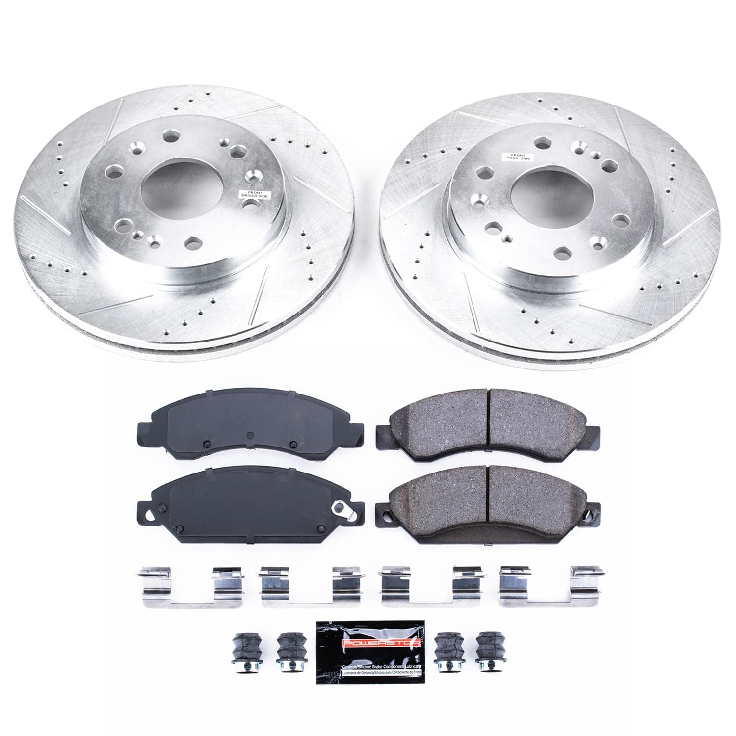 PowerStop Front Z23 Evolution Sport Brake Kit | Cadillac Escalade (07-08) (K2067)