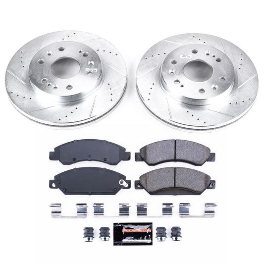 PowerStop Front Z23 Evolution Sport Brake Kit | Cadillac Escalade (07-08) (K2067)